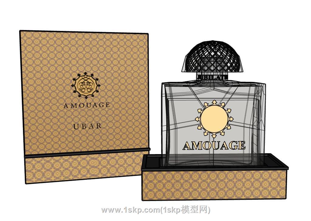 香水瓶SU模型