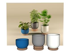 花盆SU模型