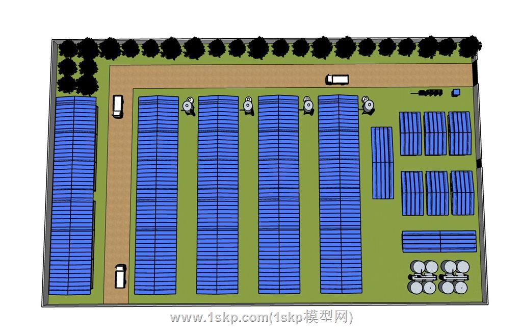 养殖场养猪场SU模型