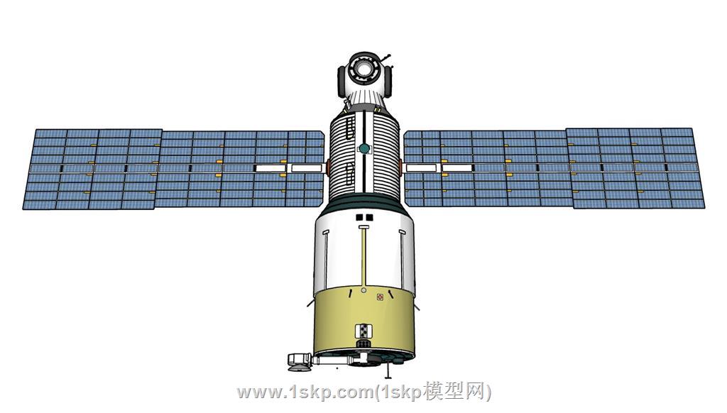 航天卫星SU模型