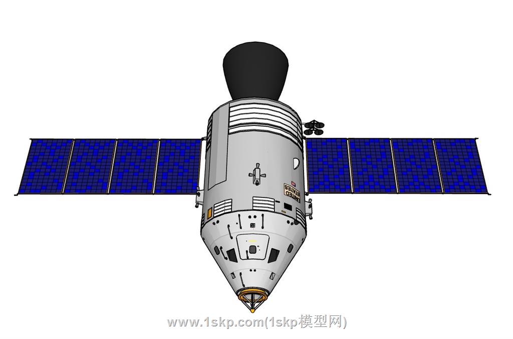 航天卫星SU模型