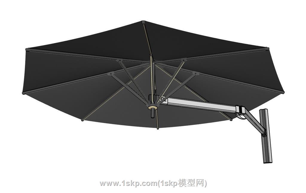 遮阳伞SU模型