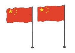 五星红旗国旗SU模型