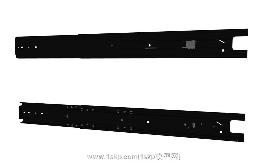 五金滑轨SU模型