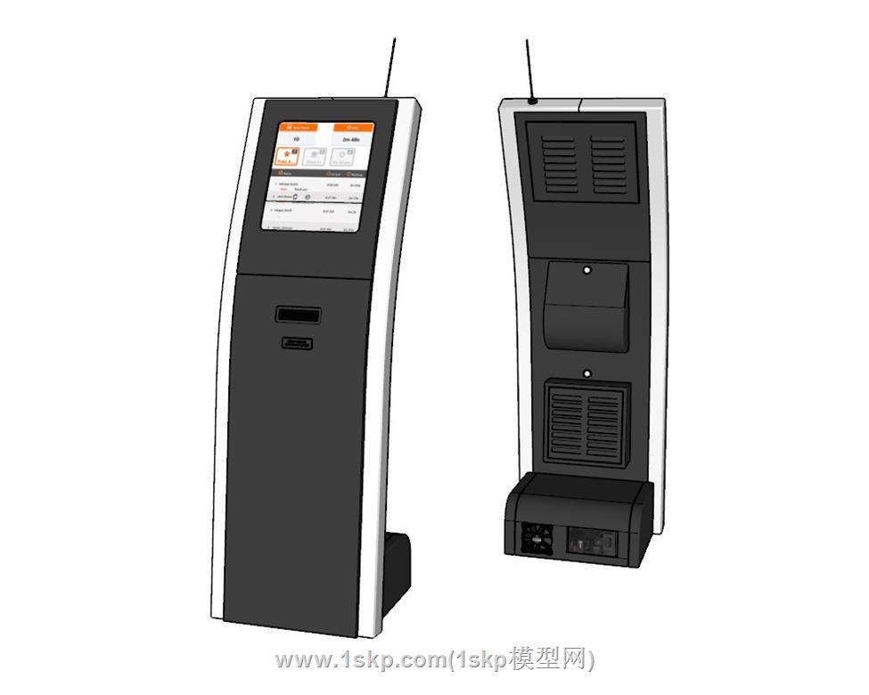 取票机SU模型