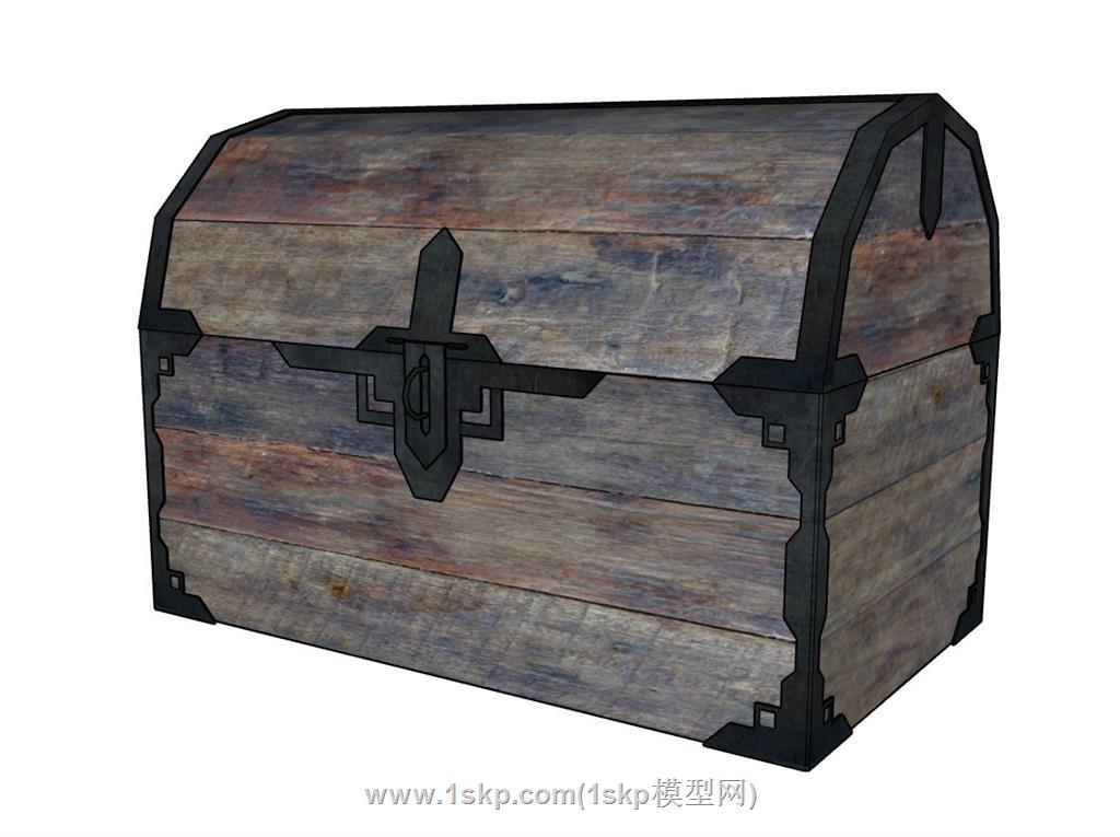 宝箱SU模型