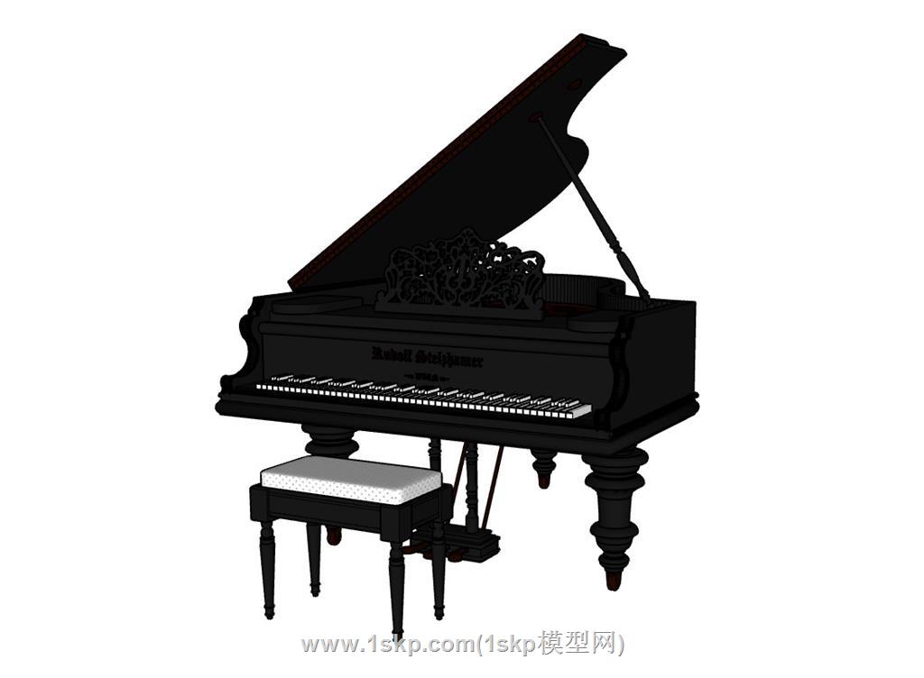 钢琴乐器SU模型