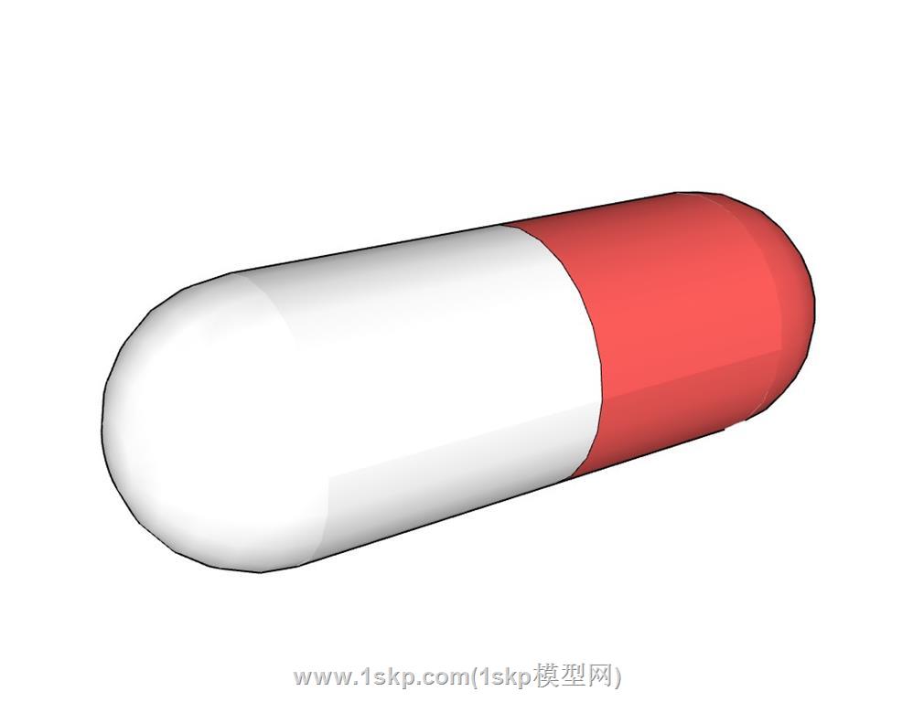 胶囊药品SU模型