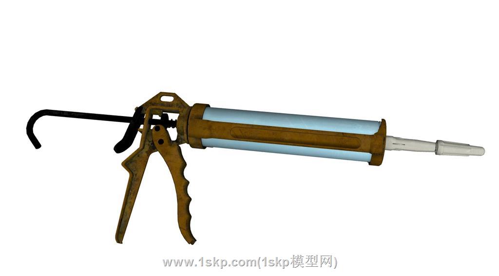 打胶枪玻璃胶SU模型