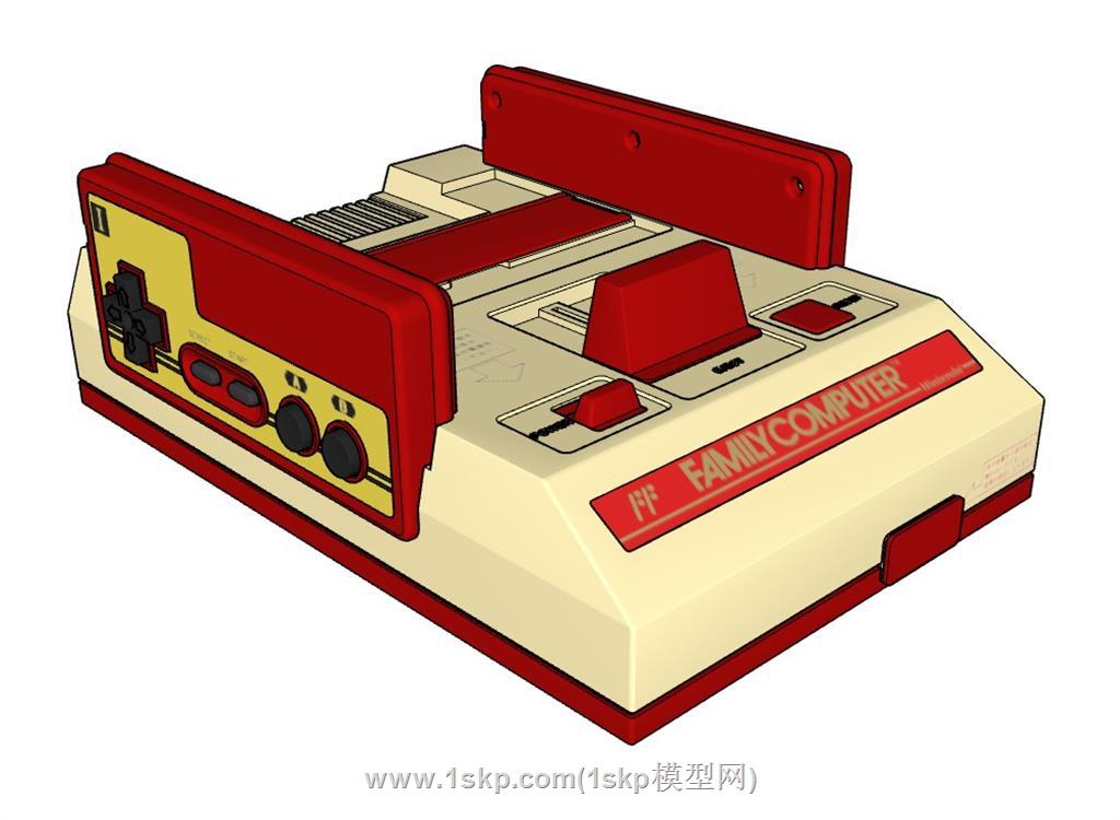 任天堂FC游戏机SU模型