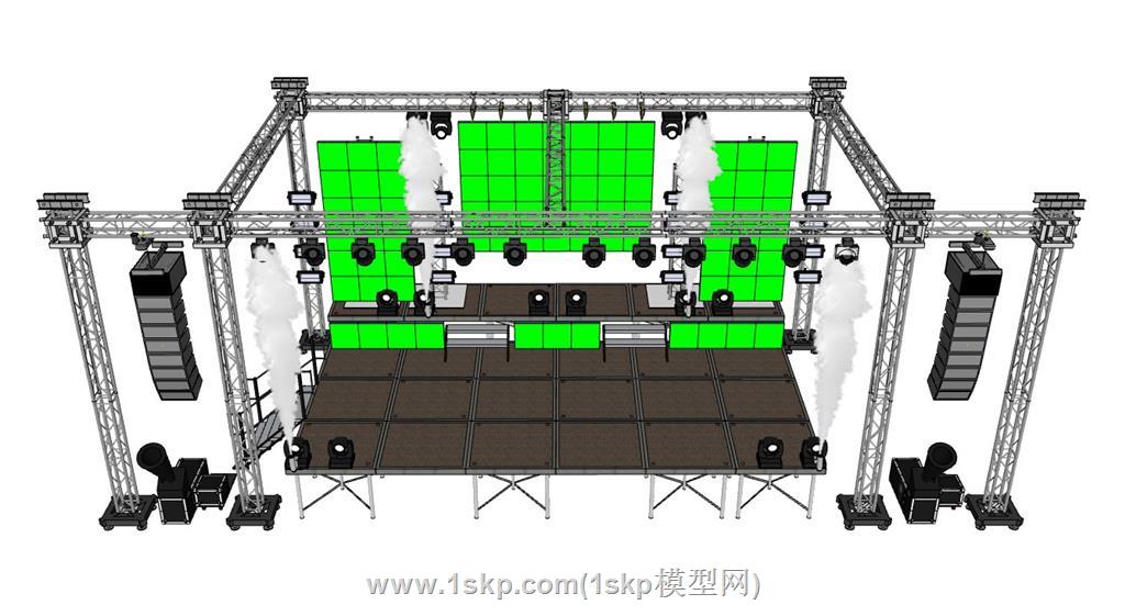舞台桁架SU模型