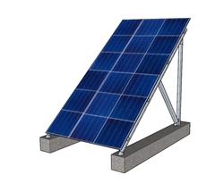 光伏太阳能SU模型