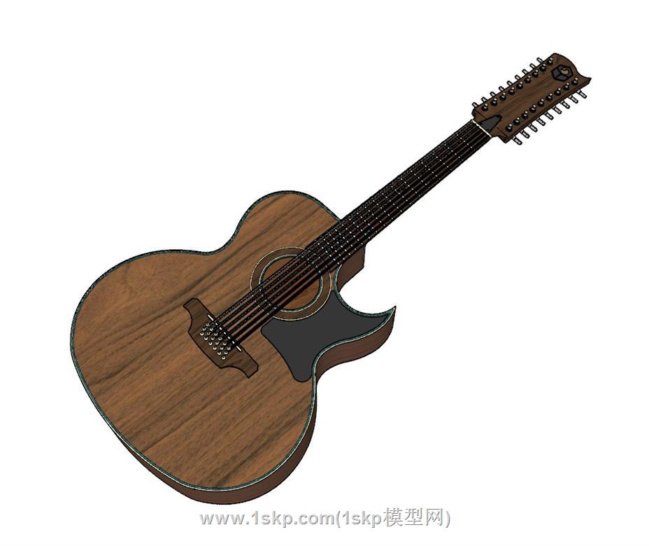 乐器吉他SU模型