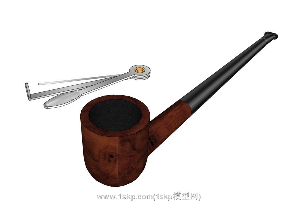 烟斗SU模型