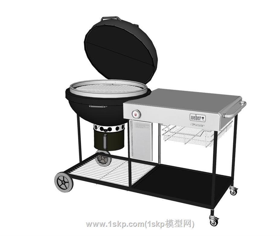 烧烤架SU模型