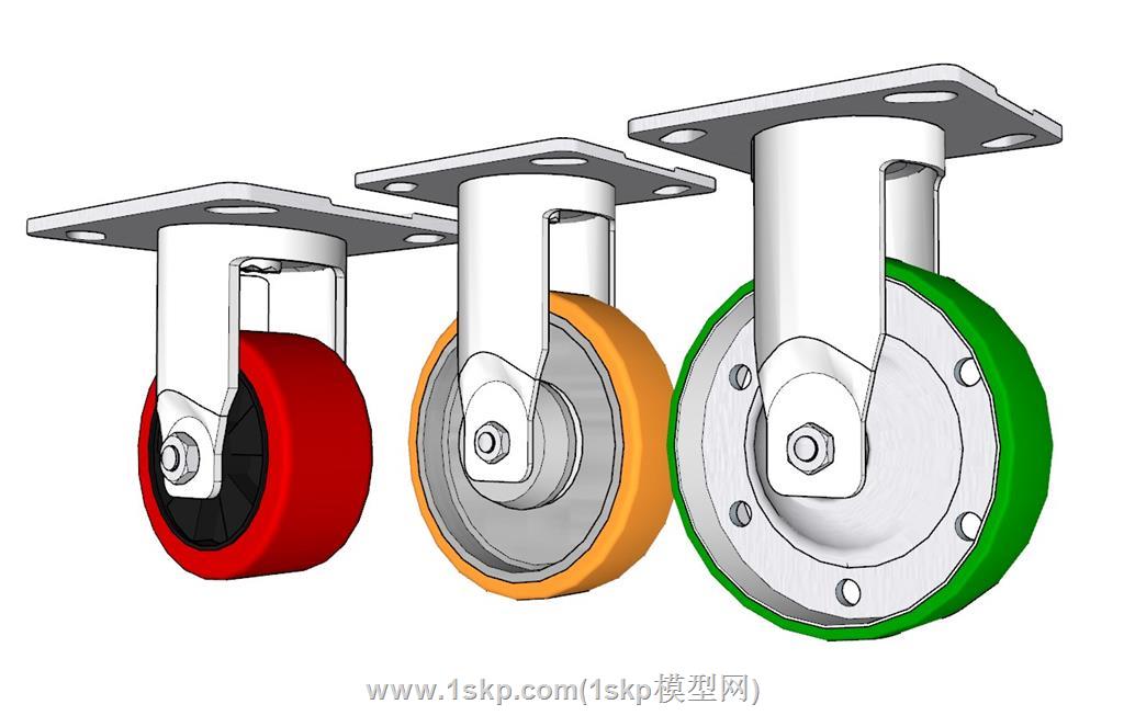 万向轮SU模型