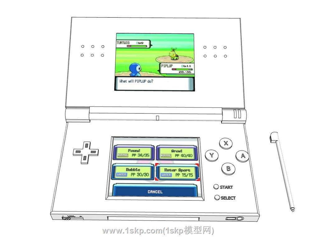 游戏机任天堂SU模型