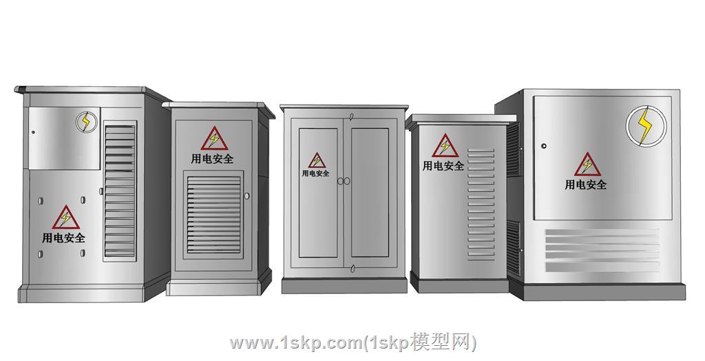 配电箱配电柜SU模型