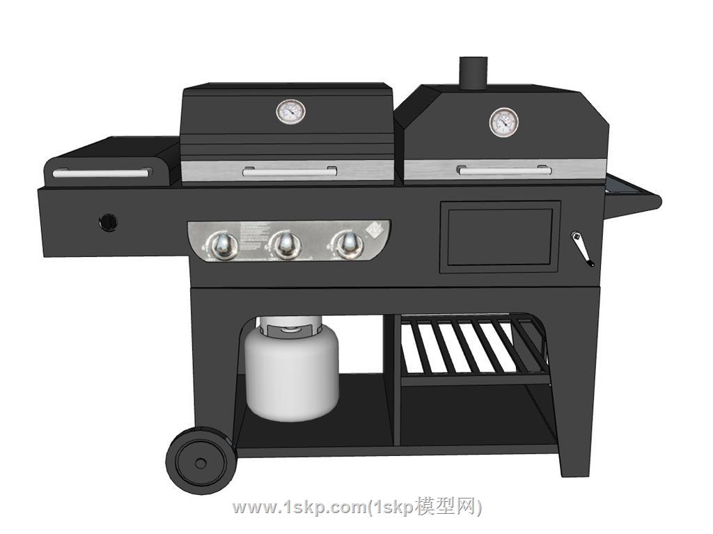 烧烤架SU模型