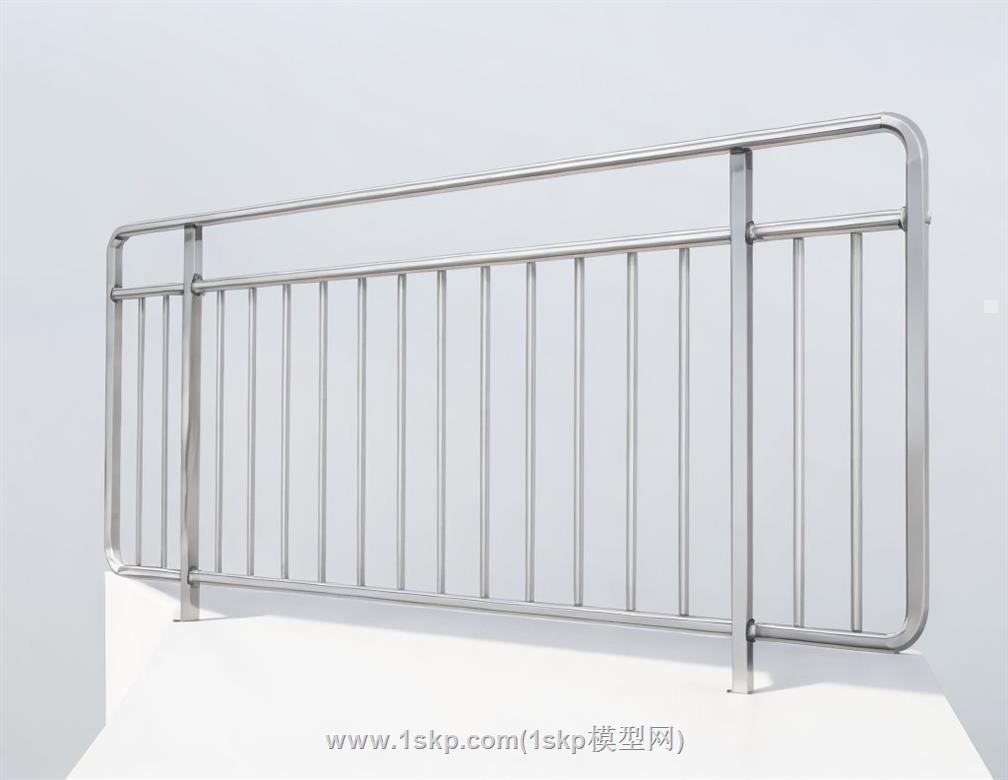 不锈钢栏杆护栏SU模型