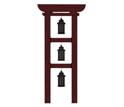 佛教灯SU模型