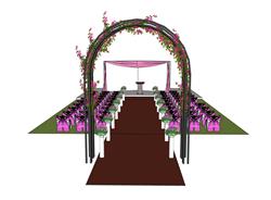 婚礼婚庆SU模型