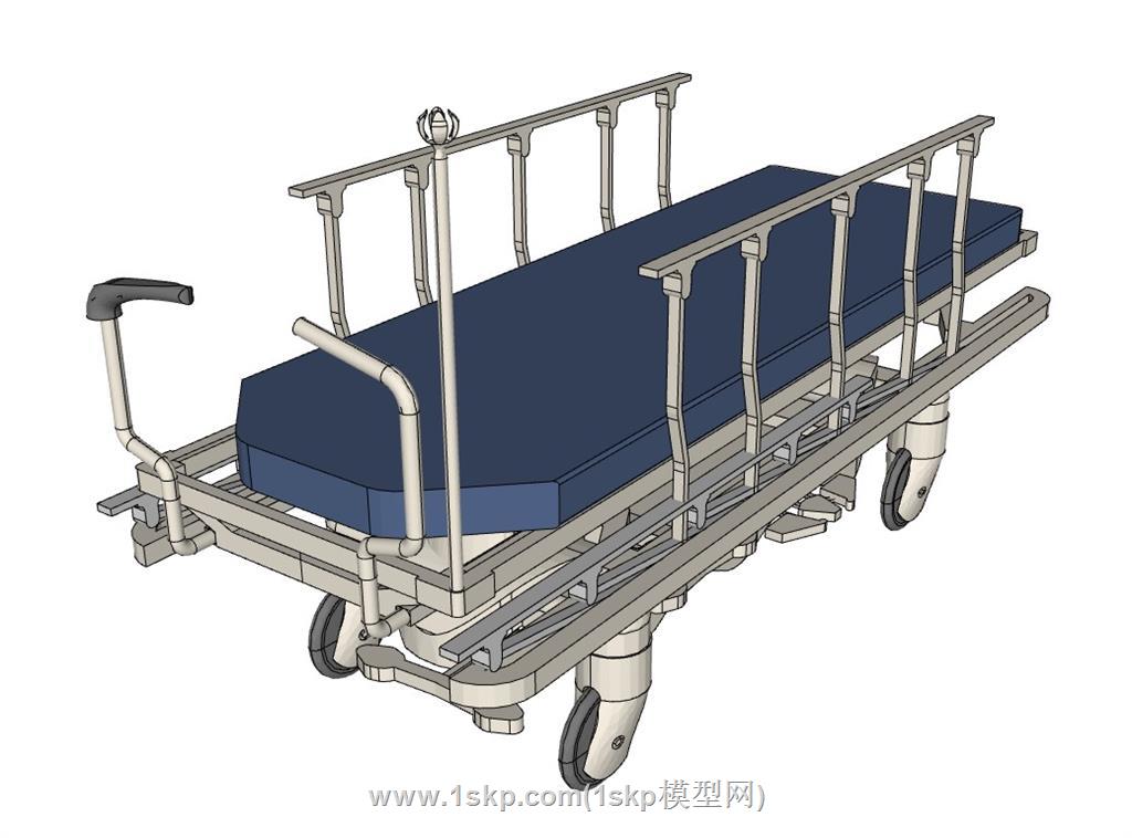 医院医疗器材担架SU模型