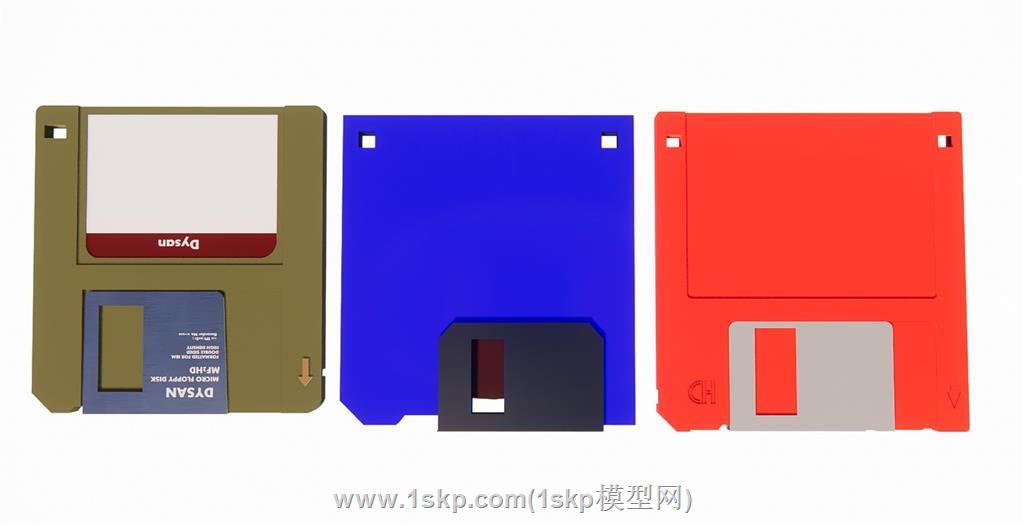 软盘磁盘SU模型