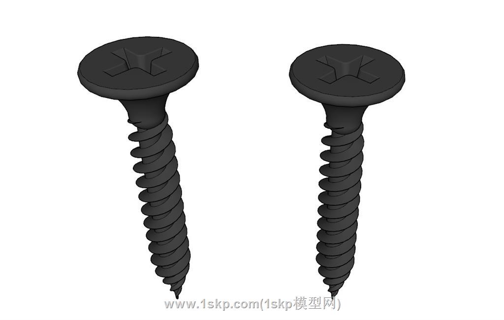木螺丝钉SU模型