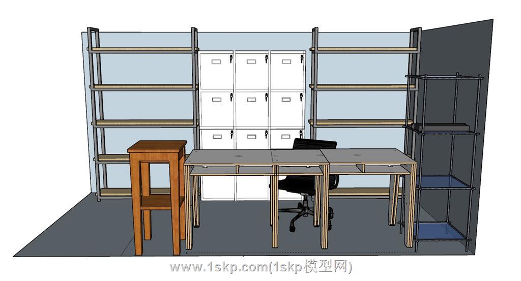 储藏室SU模型