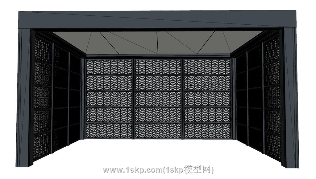 凉棚廊架SU模型
