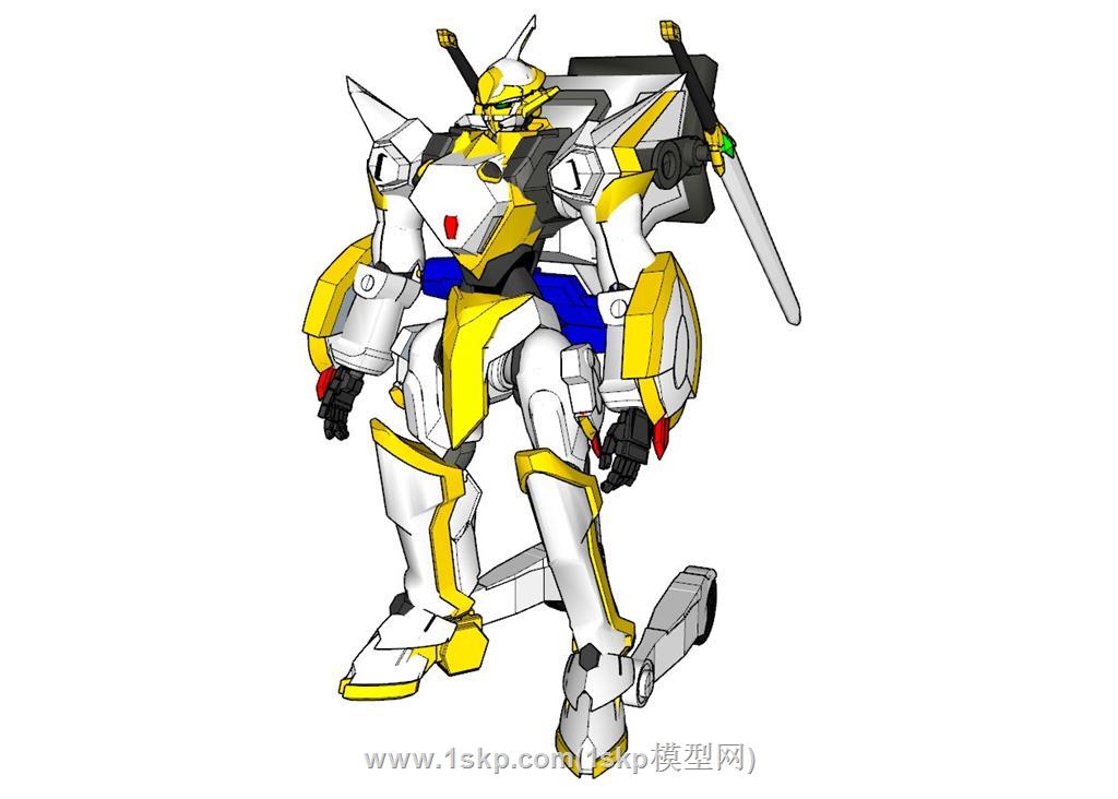 高达机器人SU模型
