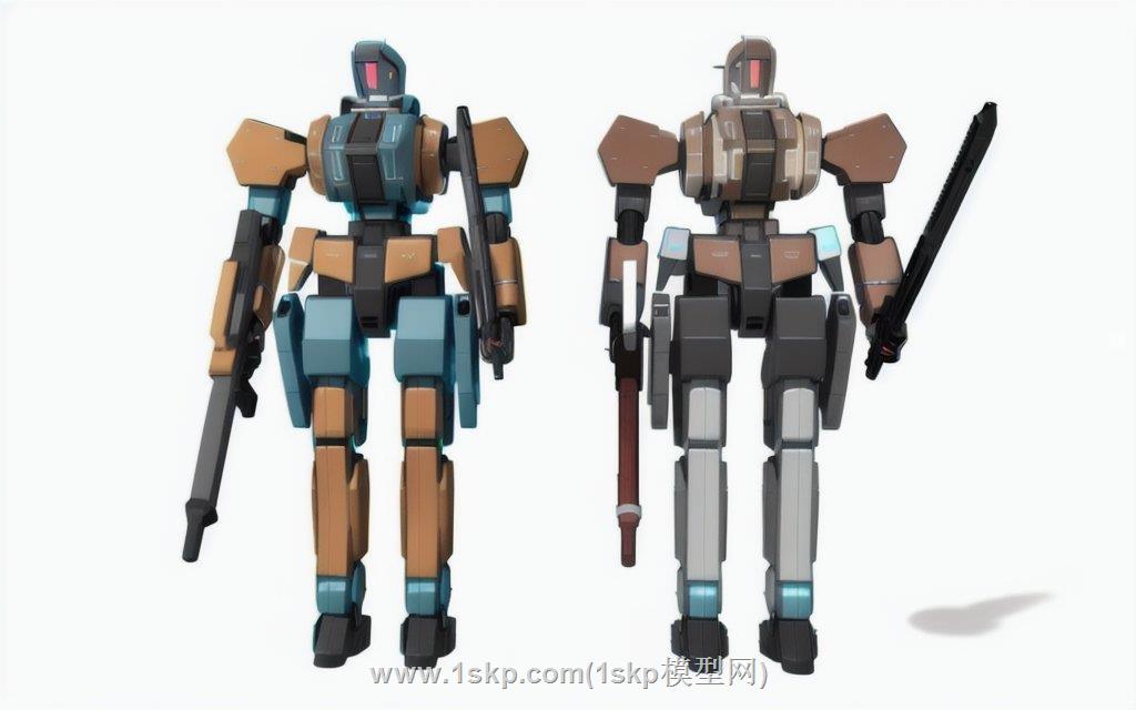 玩具机器人SU模型