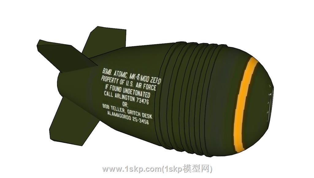 核武器原子弹炸弹SU模型