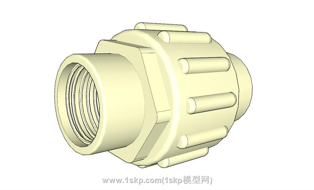 PCV管件接头SU模型