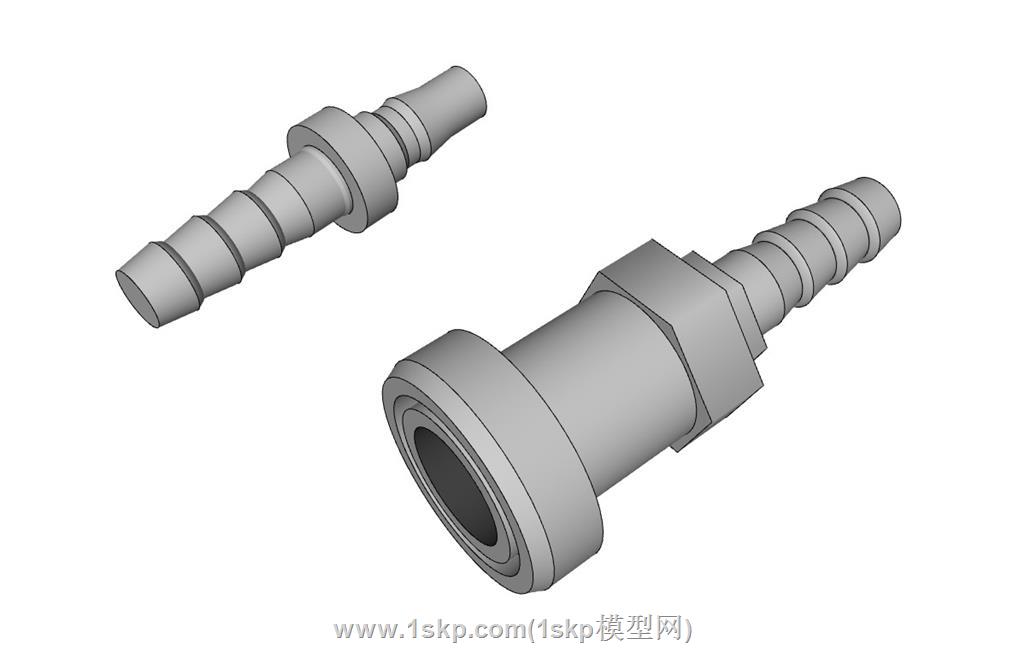 快插接口SU模型