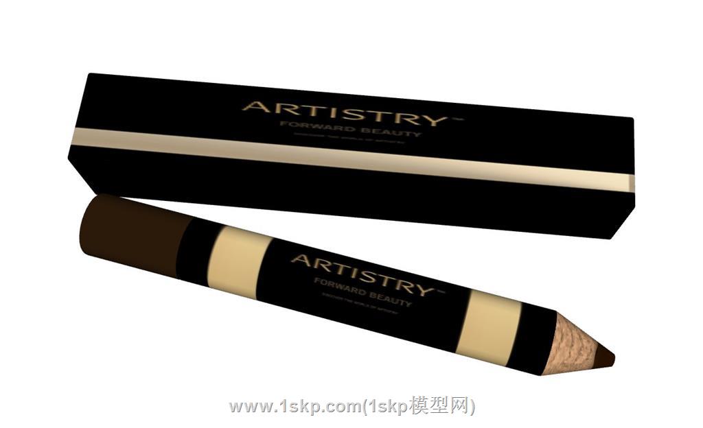 画眉笔化妆品SU模型