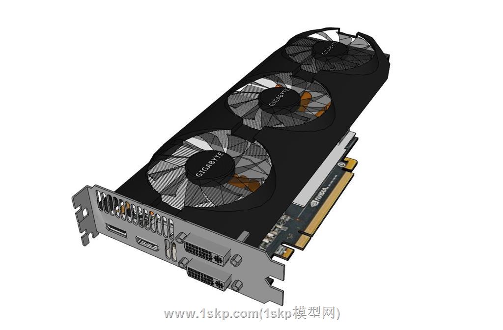 电脑显卡SU模型