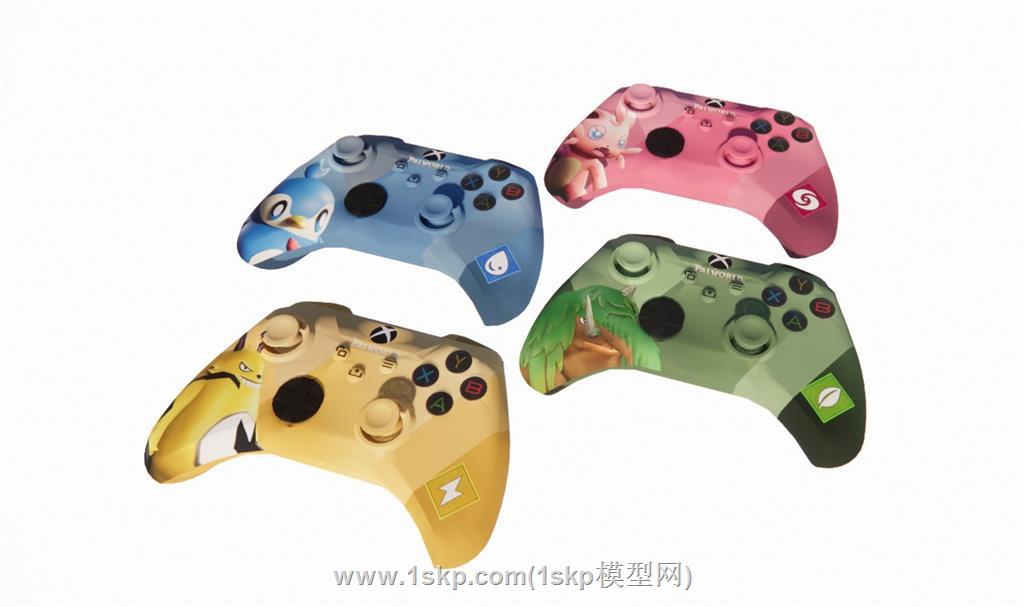 游戏手柄SU模型