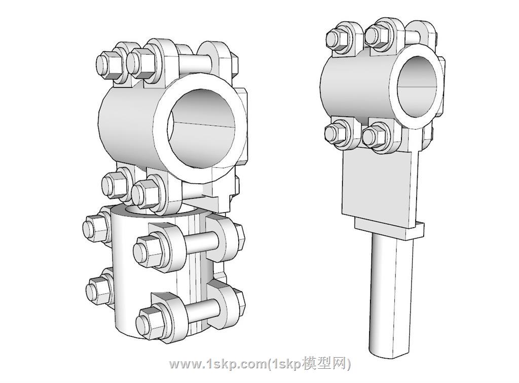 铝管三通接头连接孔