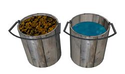木桶饲料水桶