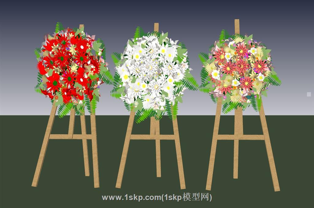 祭奠花圈