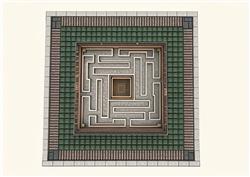 新中式园路铺装
