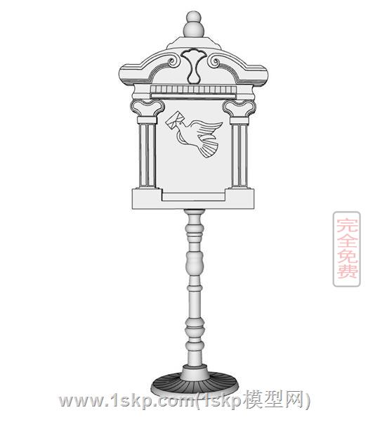 外国石制邮箱