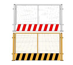 工地基坑护栏围护 免费sketchup模型下载