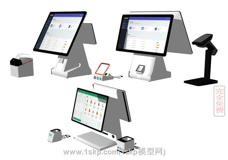支付扫码小票机点餐机收银机