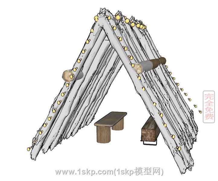 露营的窝棚