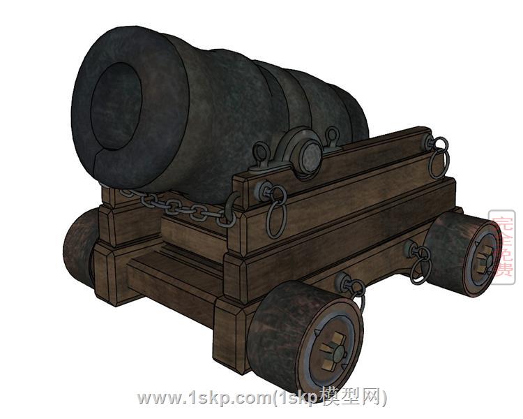 古代大炮炮台