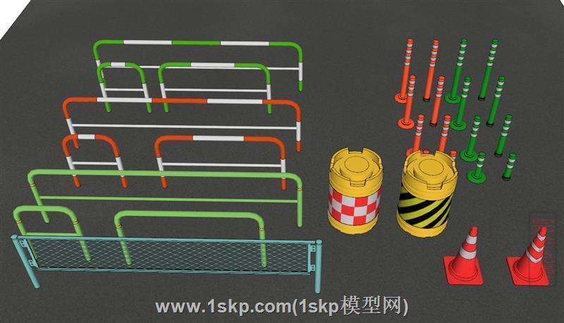 栏杆防撞桶挡车杆三角锥