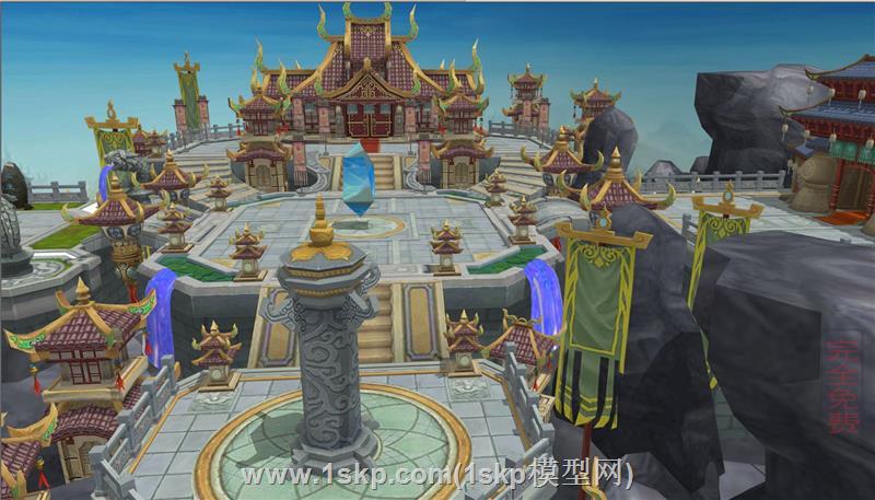 仙侠游戏仙界三生池场景